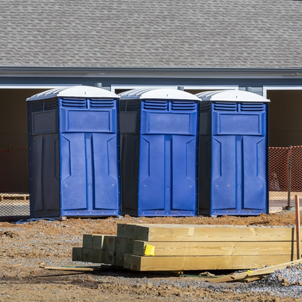 are there any additional fees associated with portable restroom delivery and pickup in York ND